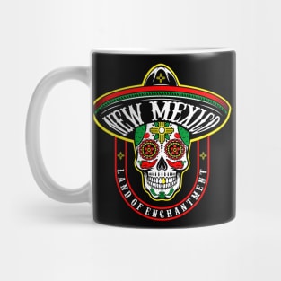 New Mexico themed sugar skull Mug